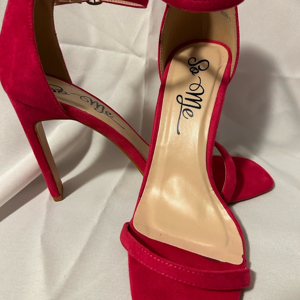 So Me Women's Red Heels